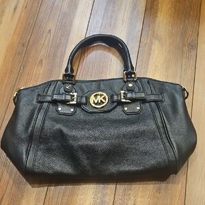 Michael Kors Black leather Satchel Bag